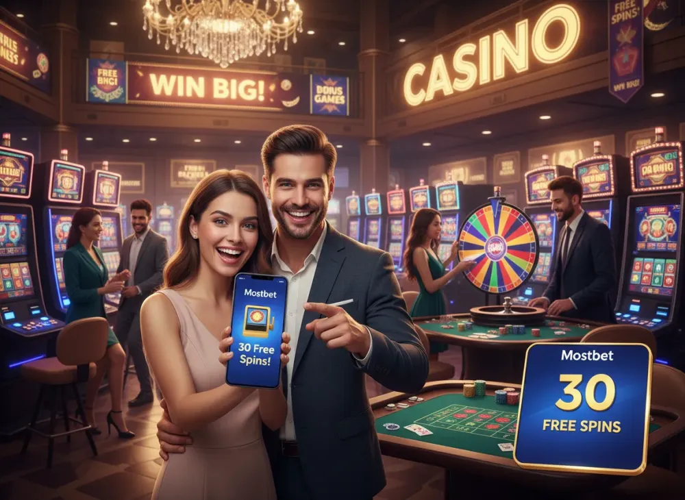 Mostbet 30 free spins - jak odebrać darmowe obroty